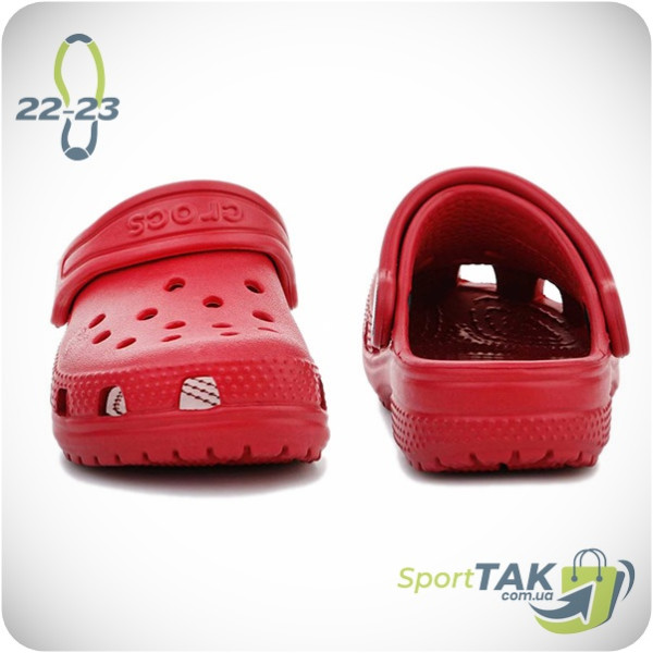 Крокси дитячі CROCS червоні 22-23