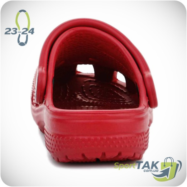 Крокси дитячі CROCS червоні 23-24