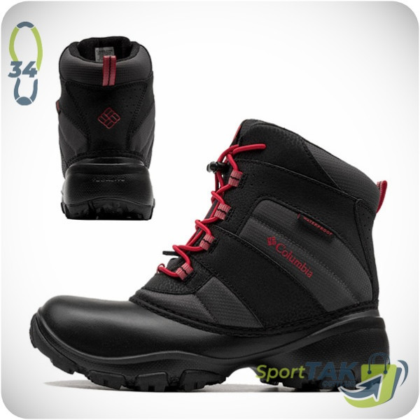 Дитячі черевики COLUMBIA ROPE TOW III чорно-сірі 34