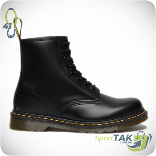 Черевики унісекс DR. MARTENS 1460 BLACK SMOOTH 41