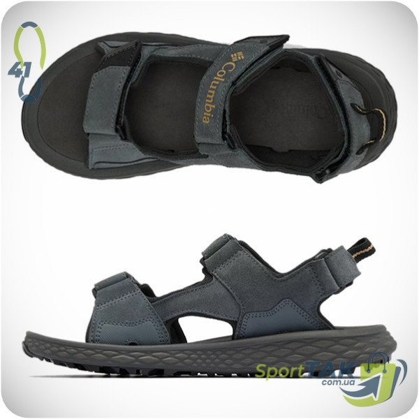 Чоловічі сандалії COLUMBIA KONOSHIKER 3 STRAP сірі 41