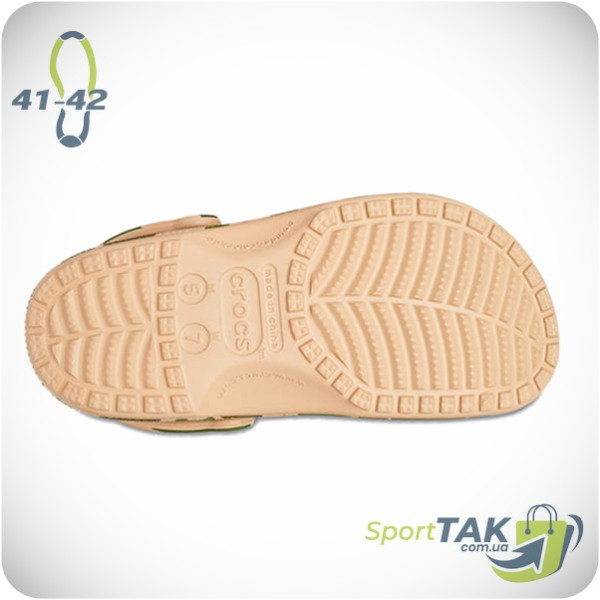 Крокси CROCS CLASSIC PRINTED CAMO CLOG світло-зелені 41-42