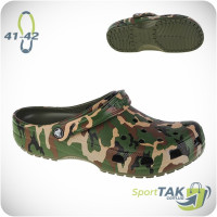 Крокси CROCS CLASSIC PRINTED CAMO CLOG хакі 41-42