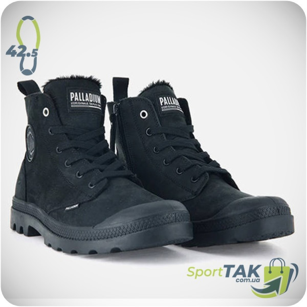 Черевики чоловічі 42,5 PALLADIUM PAMPA HI ZIP WL