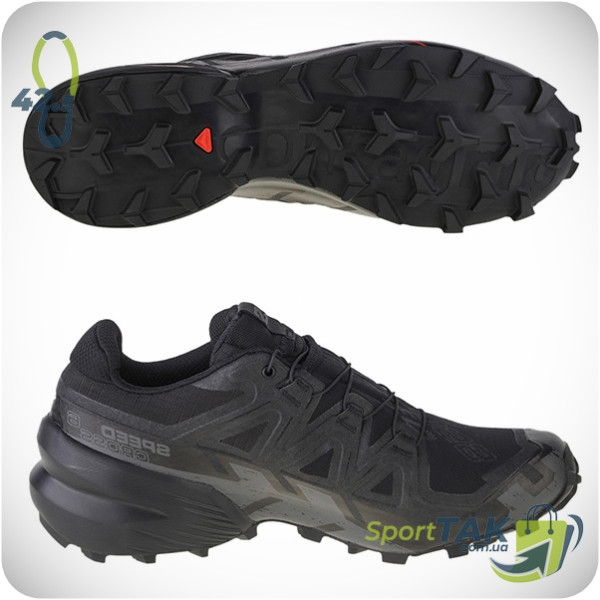 Чоловічі кросівки 42,5 SALOMON SPEEDCROSS 6 GTX чорні