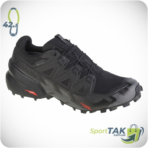 Чоловічі кросівки 42,5 SALOMON SPEEDCROSS 6 GTX чорні