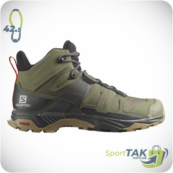Чоловічі черевики 42,5 SALOMON X ULTRA 4 MID GTX