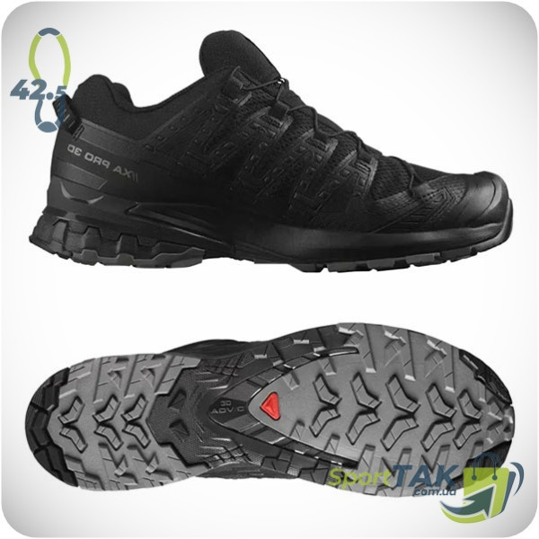 Чоловічі кросівки 42,5 SALOMON XA PRO 3D V9 чорні