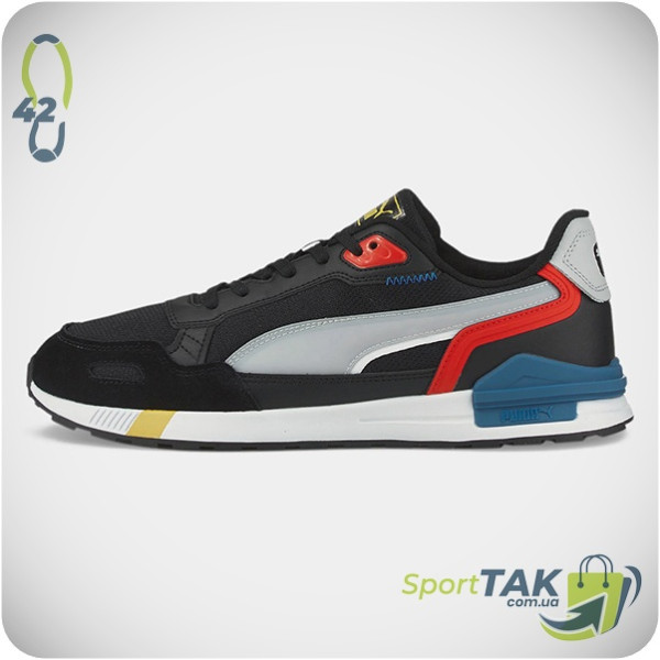 Чоловічі кросівки 42 PUMA GRAVITON TERA BLACK чорно-білі