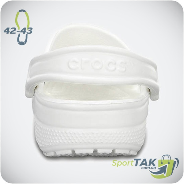 Крокси CROCS CLASSIC білі 42-43