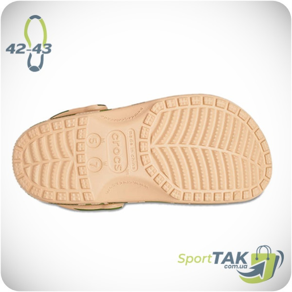 Крокси CROCS CLASSIC PRINTED CAMO CLOG світло-зелені 42-43