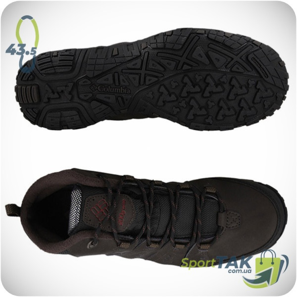 Чоловічі черевики COLUMBIA WOODBURN II CHUKKA WATERPROOF коричневі 43,5