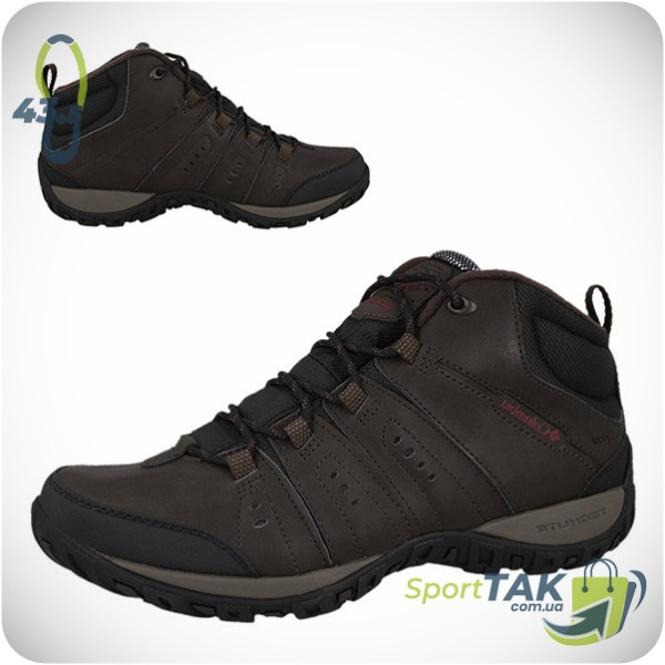 Чоловічі черевики COLUMBIA WOODBURN II CHUKKA WATERPROOF коричневі 43,5