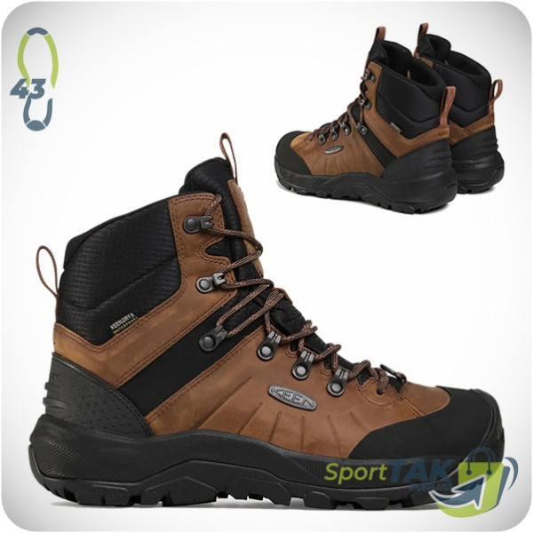 Черевики чоловічі 43 KEEN REVEL IV MID POLAR коричневі