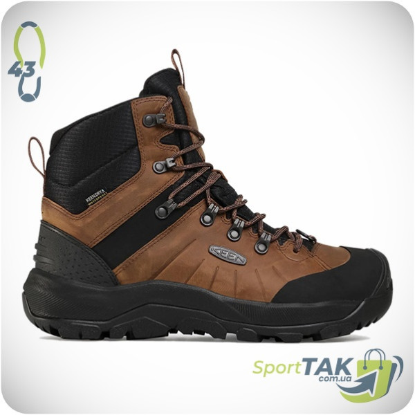 Черевики чоловічі 43 KEEN REVEL IV MID POLAR коричневі