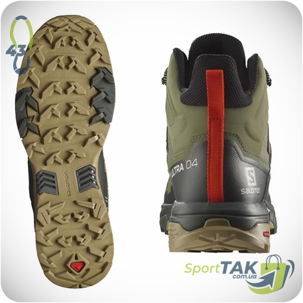 Чоловічі черевики 43 SALOMON X ULTRA 4 MID GTX