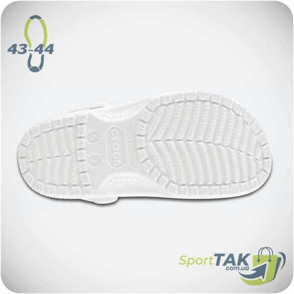 Крокси CROCS CLASSIC білі 43-44