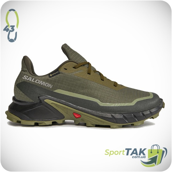 Чоловічі кросівки 43 SALOMON ALPHACROSS 5 GTX зелені