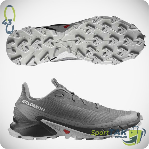 Чоловічі кросівки 43 SALOMON ALPHACROSS 5 сірі