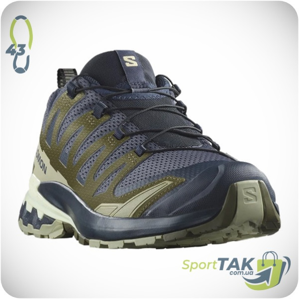 Чоловічі кросівки 43 SALOMON XA PRO 3D V9 сіро-зелені