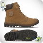 Черевики чоловічі 43 PALLADIUM SPORT CUFF WP коричневі