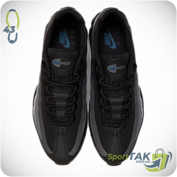 Кросівки чоловічі 43 NIKE AIR MAX 95 чорно-сірі