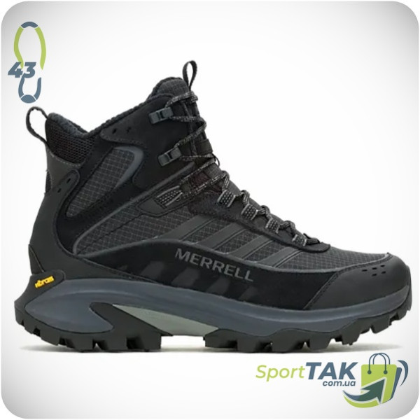 Черевики чоловічі 43 MERRELL MOAB SPEED 2 THERMO MID WP чорні
