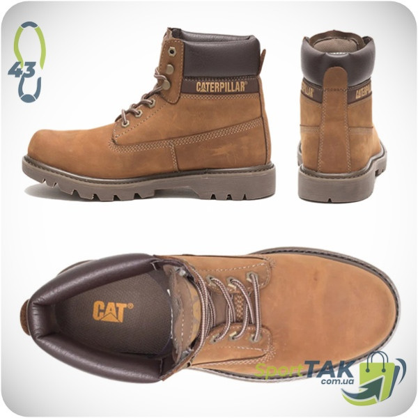 Чоловічі черевики 43 CATERPILLAR COLORADO 2.0 коричневі