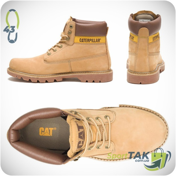 Чоловічі черевики 43 CATERPILLAR COLORADO 2.0 світло-коричневі