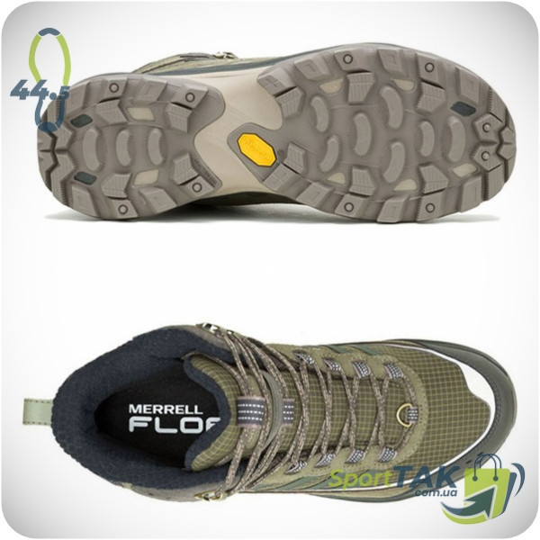 Черевики чоловічі 44,5 MERRELL MOAB SPEED 2 THERMO MID WP зелені