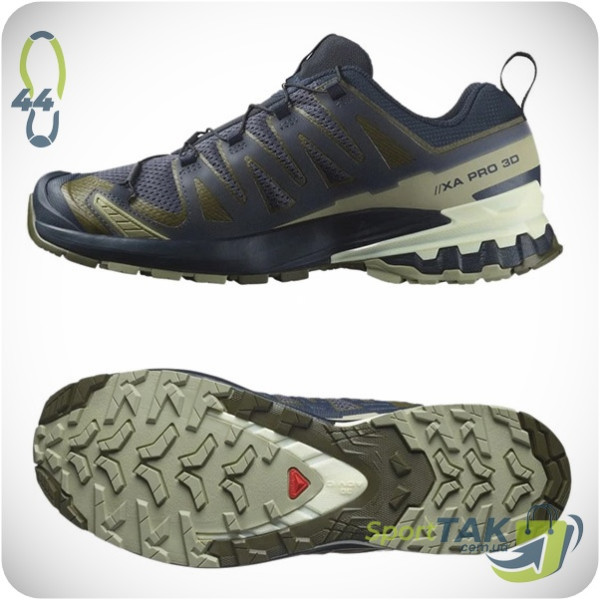 Чоловічі кросівки 44 SALOMON XA PRO 3D V9 сіро-зелені