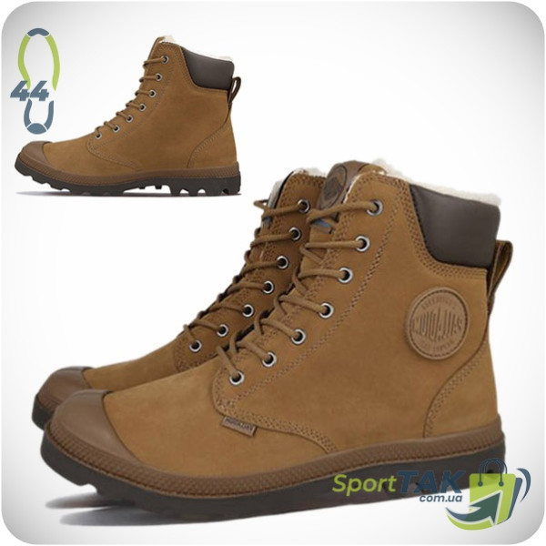 Черевики чоловічі 44 PALLADIUM SPORT CUFF WP коричневі