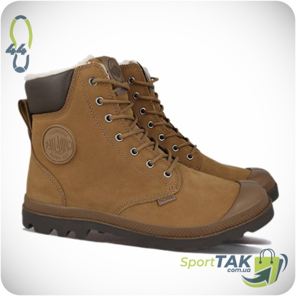 Черевики чоловічі 44 PALLADIUM SPORT CUFF WP коричневі
