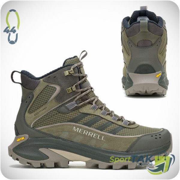 Черевики чоловічі 44 MERRELL MOAB SPEED 2 THERMO MID WP зелені