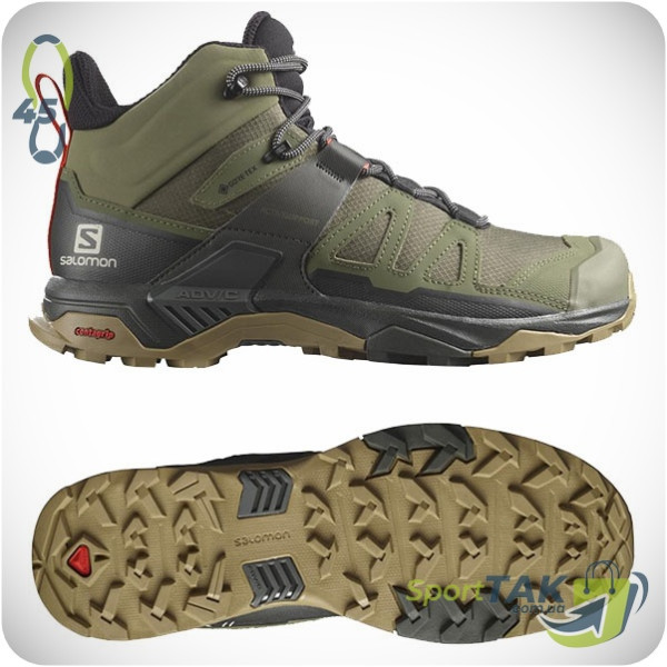 Чоловічі черевики 45 SALOMON X ULTRA 4 MID GTX