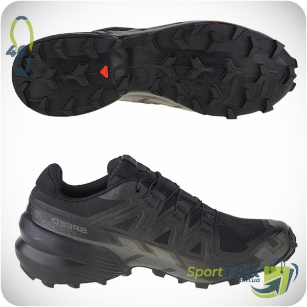Чоловічі кросівки 46 SALOMON SPEEDCROSS 6 GTX чорні