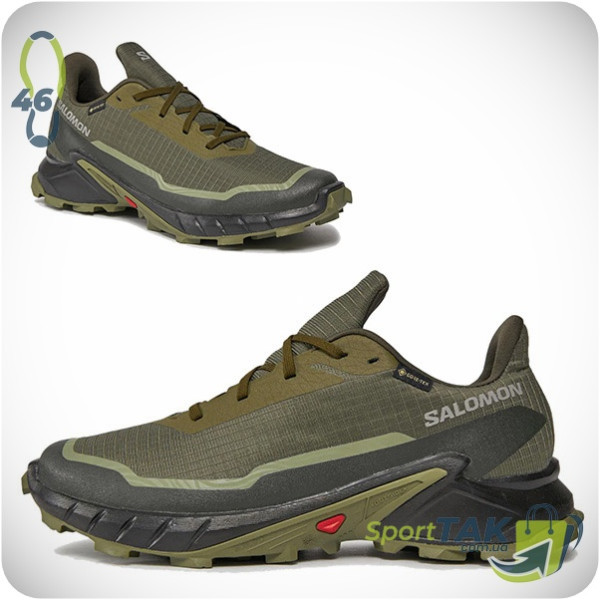 Чоловічі кросівки 46 SALOMON ALPHACROSS 5 GTX зелені